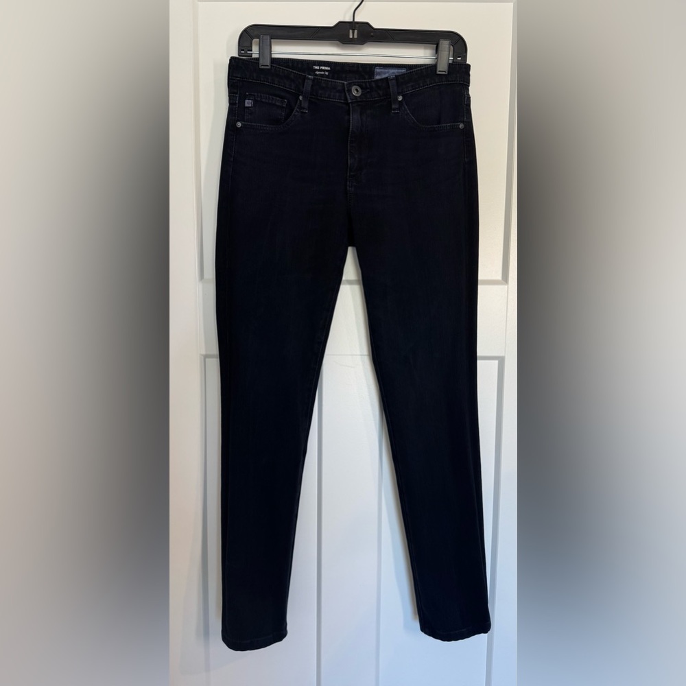 AG Adriano Goldschmied Prima Cigarette Leg Jeans Sulfur Deep Navy Size 27R - Picture 11 of 17